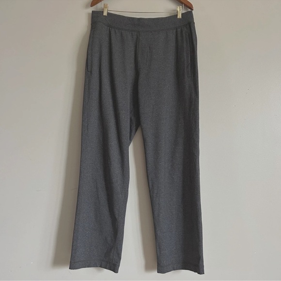 Lululemon Men’s XL Heathered Gray Kung Fu Pant Straight Leg Lounge Gym - Picture 1 of 10